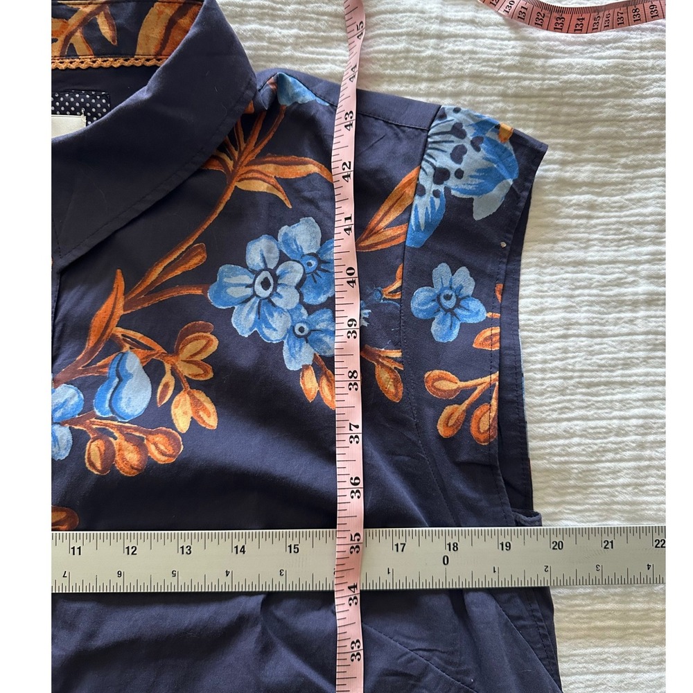 Anthropologie Maeve The Lillian Parrot Floral Midi Dress Size M - Picture 7 of 9
